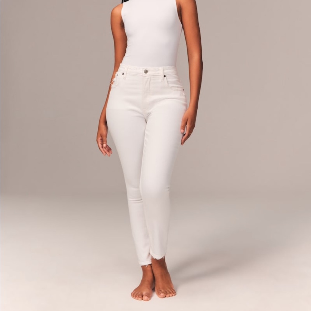 Abercrombie Curve Love High Rise Skinny Jeans size 30L